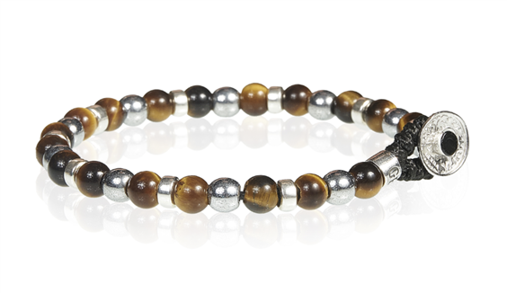 Bracciale Gerba Uomo in Pietre dure Occhio di tigre 139 - 139